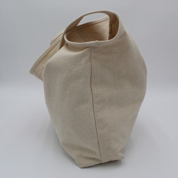 Banana Republic Elephant Tote Bag Canvas Sequin Copper Cotton Eco Shopper - Picture 7 of 12